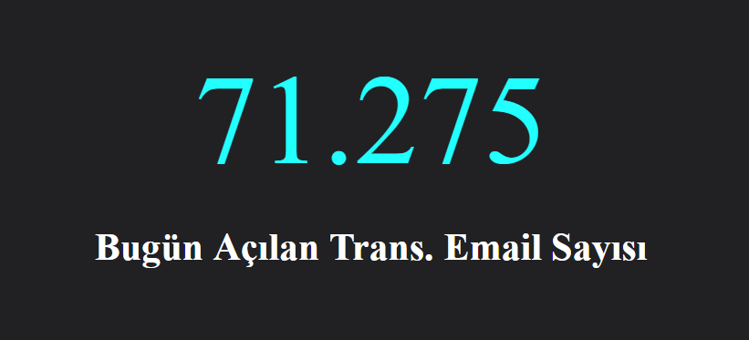 Today Opened Email Count