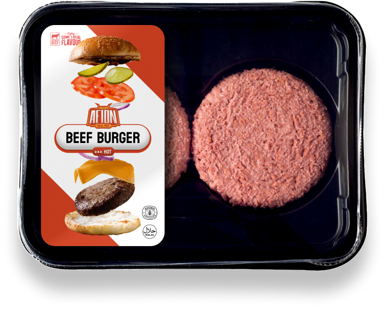 HAMBURGER (HOT) 4 PACK 600 GR