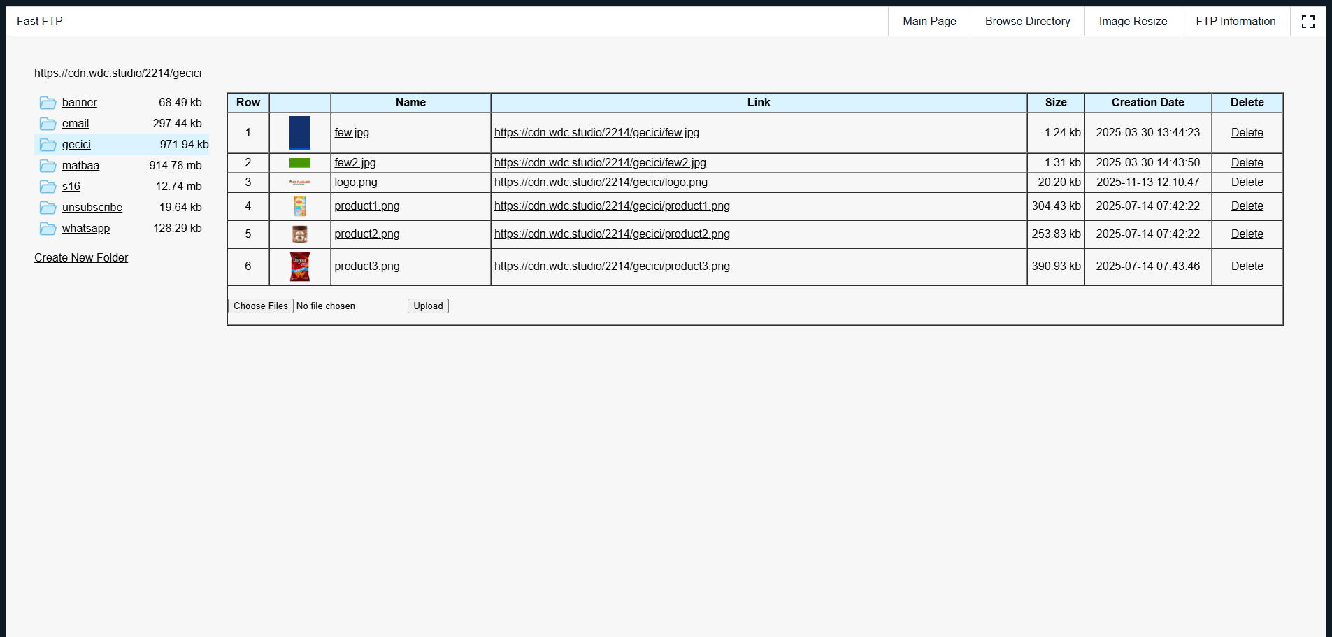 Fast FTP — File Manager